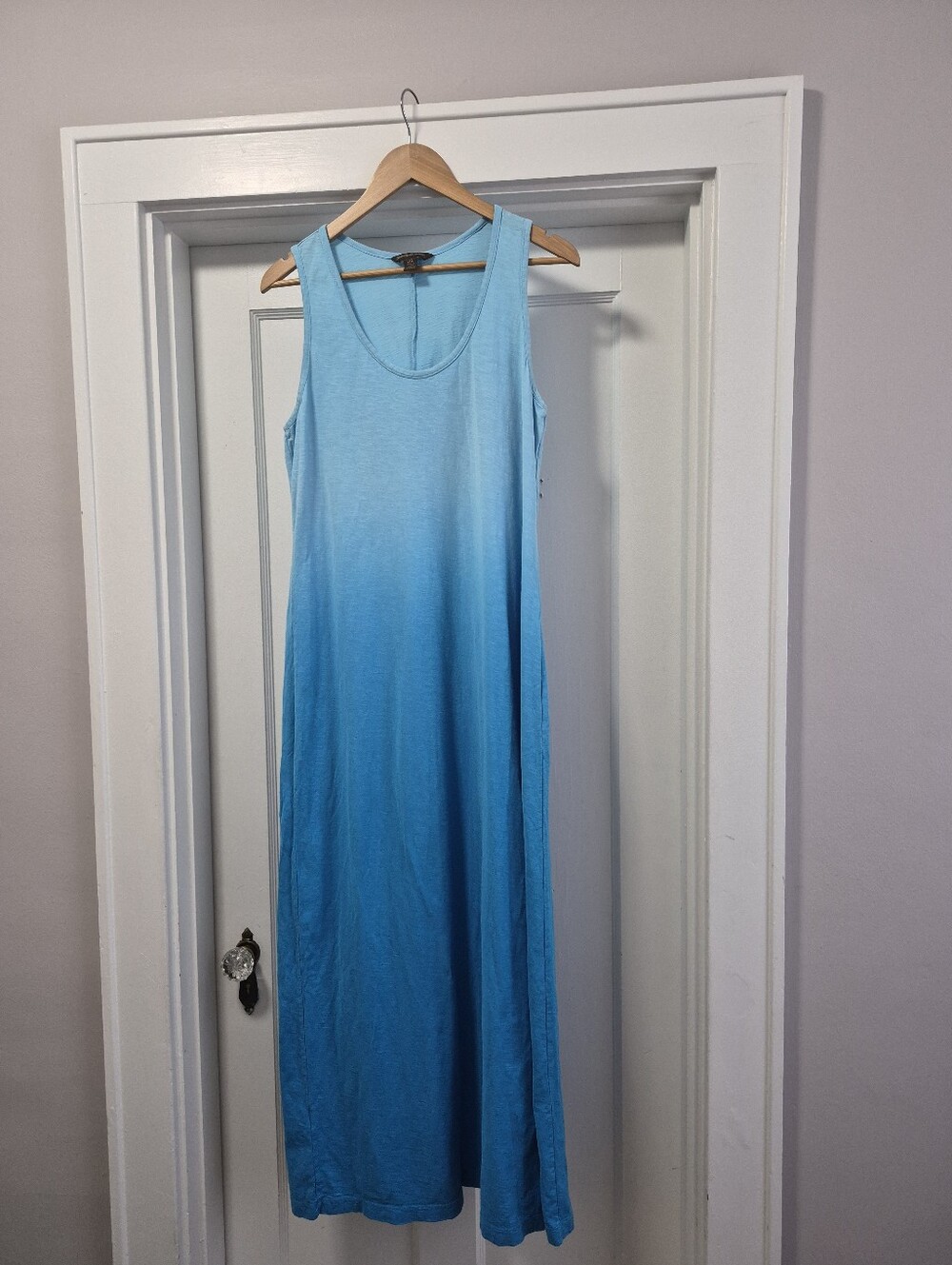 Tommy Bahama Ombre Cotton Maxi Tanj Dress Size Large